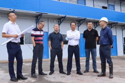 馬邊縣魯子軍林縣長督導蜀能礦產(chǎn)“正極材料”項目要素保障工作