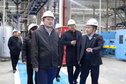 樂(lè)山市委常委、統(tǒng)戰(zhàn)部部長(zhǎng)席代金一行赴蜀能礦產(chǎn)磷酸鐵鋰廠(chǎng)調(diào)研