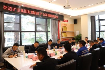 蜀道礦業(yè)集團黨委副書記、副董事長、總經(jīng)理田禮勇赴蜀能礦產(chǎn)調(diào)研督導(dǎo)