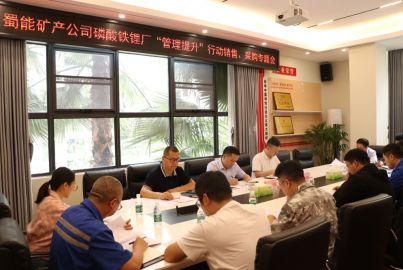 蜀能礦產(chǎn)召開磷酸鐵鋰廠“管理提升”行動銷售、采購專題會