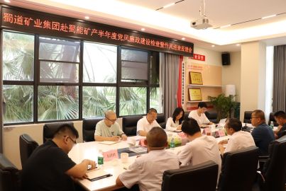 蜀道礦業(yè)集團(tuán)黨委委員、紀(jì)委書記應(yīng)文波一行赴蜀能礦產(chǎn)公司開展黨風(fēng)廉政建設(shè)半年度檢查暨作風(fēng)巡查
