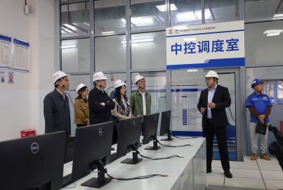 四川省經(jīng)濟(jì)合作局黨組副書(shū)記、副局長(zhǎng)余輝一行赴蜀能礦產(chǎn)磷酸鐵鋰廠調(diào)研