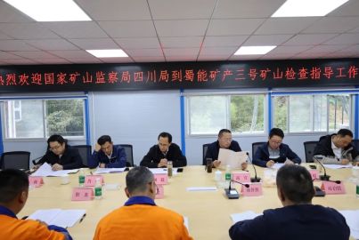 國(guó)家礦山安全監(jiān)察局四川局副局長(zhǎng)商宜一行赴蜀能礦產(chǎn)三號(hào)礦山調(diào)研指導(dǎo)工作
